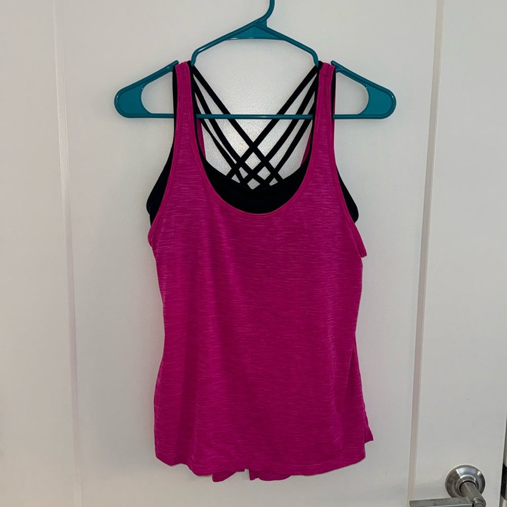 Small Athleta Workout Top with Built in Bra